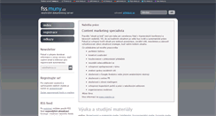 Desktop Screenshot of fss.muny.cz