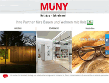 Tablet Screenshot of muny.de