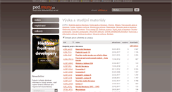 Desktop Screenshot of ped.muny.cz